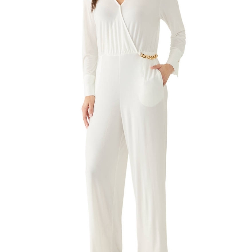 Elegant White Jumpsuit S, M, L